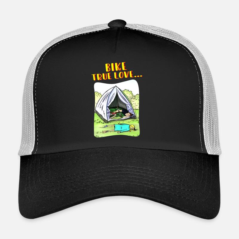 Camping True Love à vélo Casquette trucker 