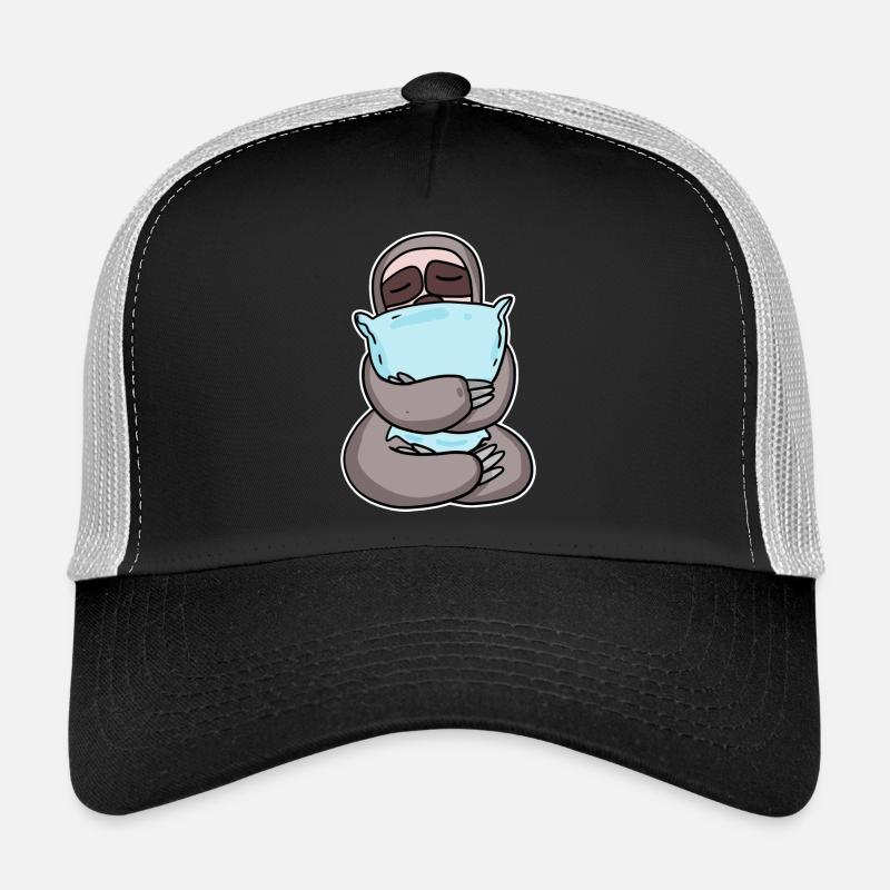 Sloth with pillow Trucker Cap