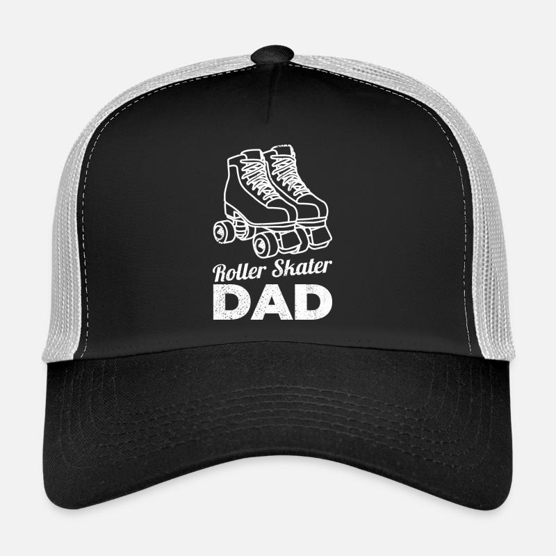 Roller Skater Vater - Trucker Cap - Schwarz/Steingrau
