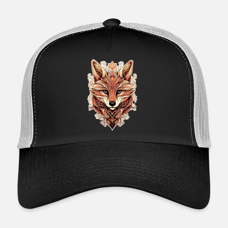 Fuchs Ornamenteler Stil - Boho Trucker Cap