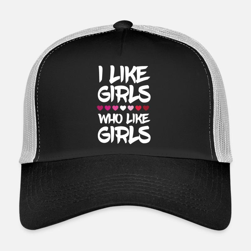 Pride Month LGBTQ - Ich mag Mädchen, die Mädchen mögen Trucker Cap