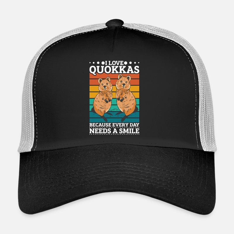 J'adore les quokkas Casquette trucker 