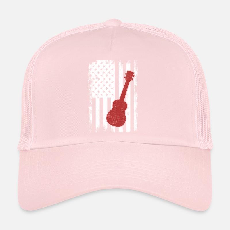 Joueurs de ukulélé américains Casquette trucker 