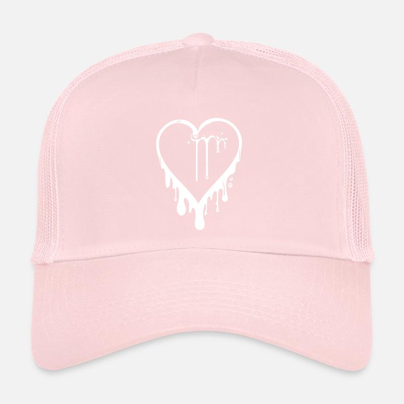 Geschmolzenes Graffiti Herz "Die große Liebe" Trucker Cap