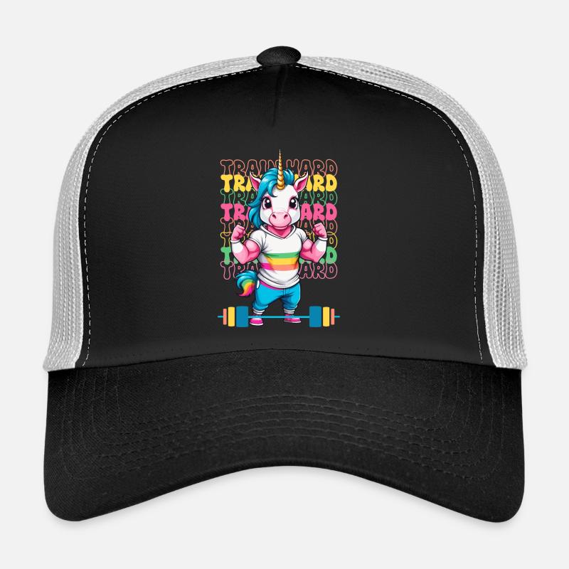 Bodybuilder Einhorn Trucker Cap