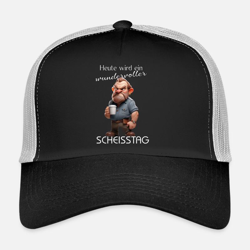 Wundervoller Scheisstag Mann Trucker Cap