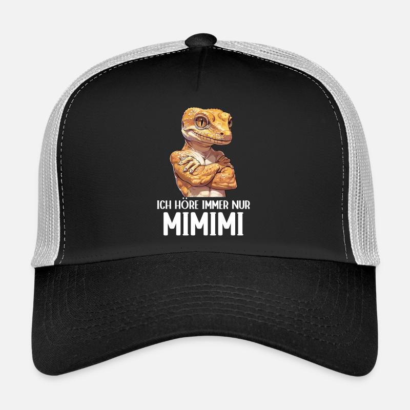 Gecko Reptiles I Always Hear Mimimi Trucker Cap