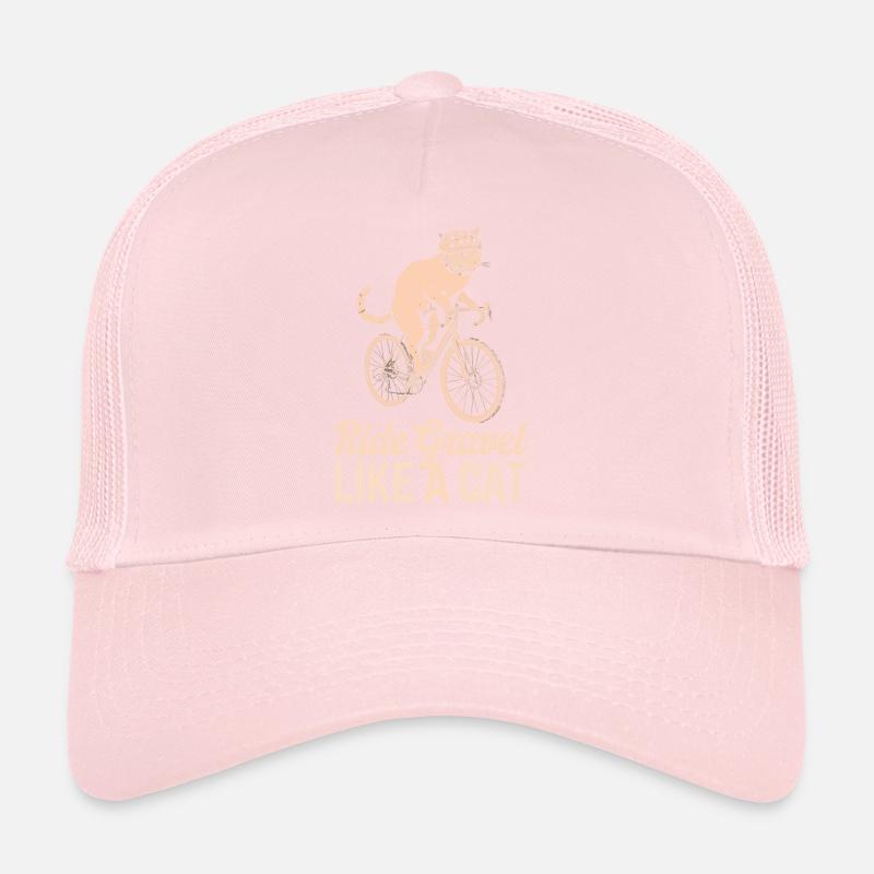 Roulez sur le gravier comme un chat Casquette trucker 