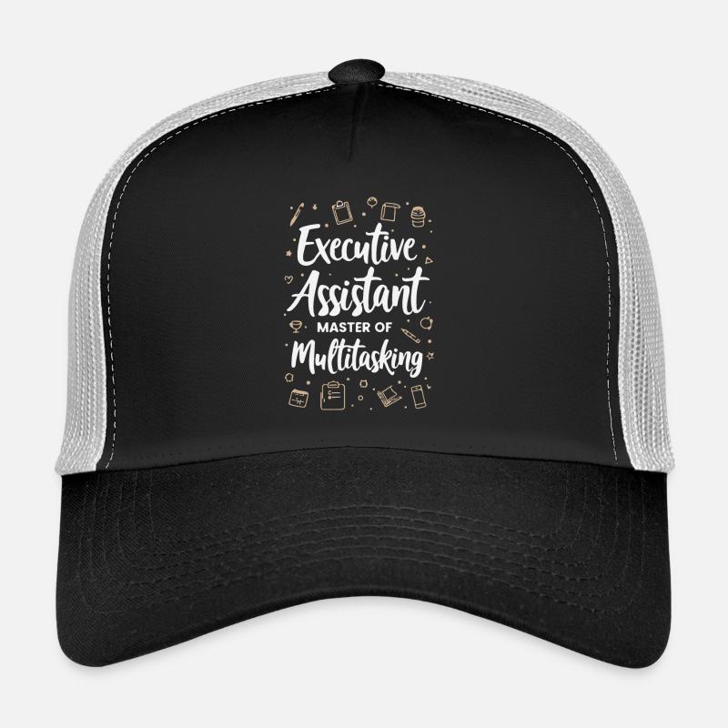 Assistent der Geschäftsführung Multitasking Expert - Trucker Cap - Schwarz/Steingrau