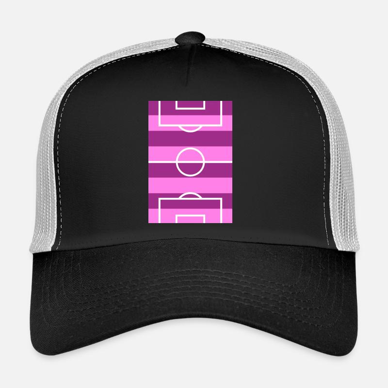 Fußballplatz rosa Trucker Cap
