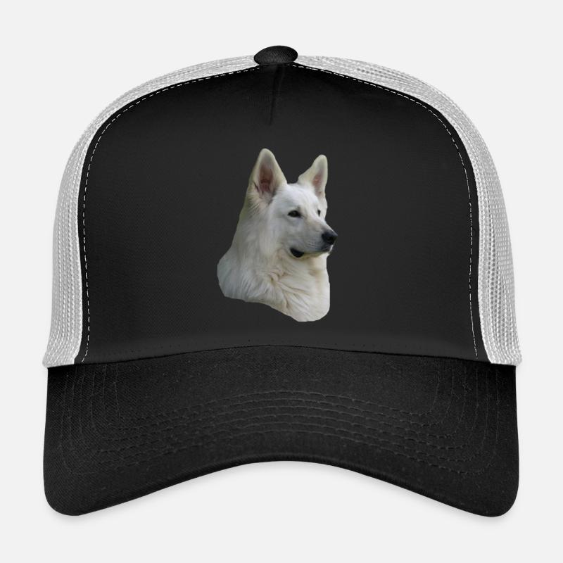 Tête de berger blanc Casquette trucker 
