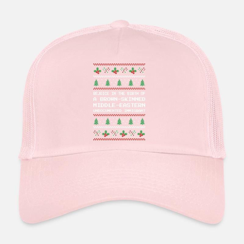Noël - Jésus immigrant du Moyen-Orient I Casquette trucker 