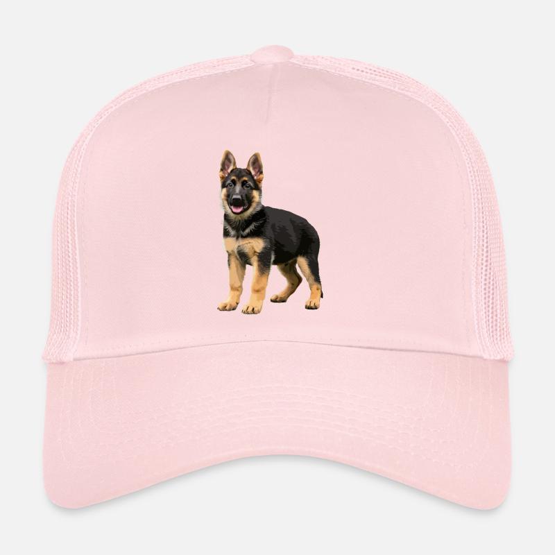 German Shepherd puppy real Trucker Cap