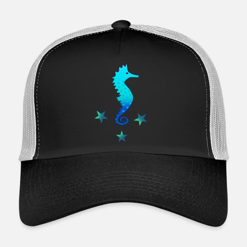 Seepferdchen blau Schwimmen lernen Trucker Cap