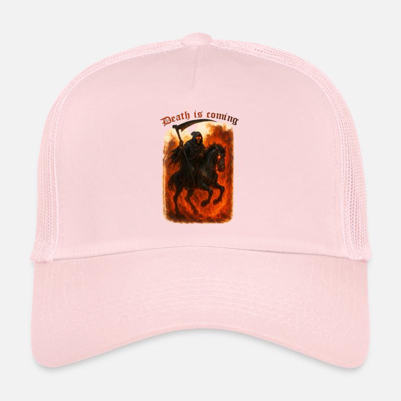 Death is comming Trucker Cap