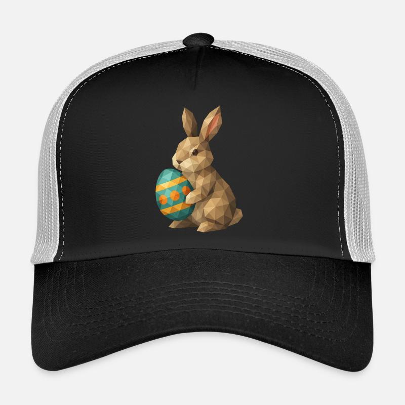 Geometrischer Osterhase Trucker Cap