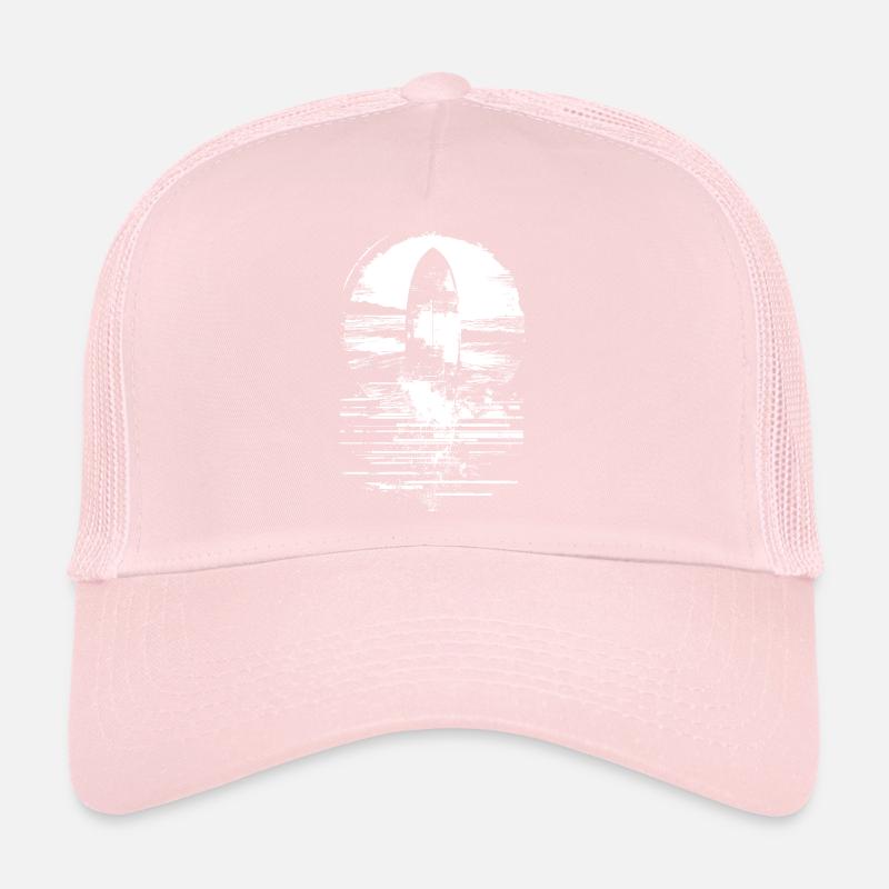 Surfboard Drawing Trucker Cap