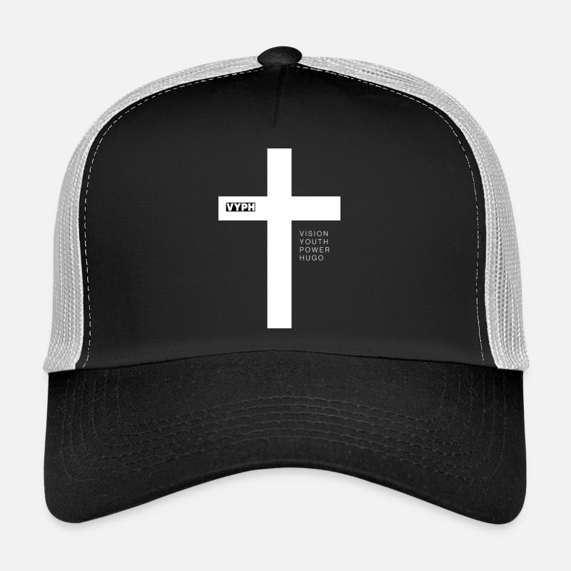 Vyph Cross - Vision meets Power - Trucker Cap - Schwarz/Steingrau