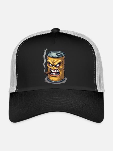 Tin - Trucker Cap - black/stone grey - Front