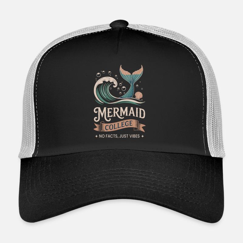 Mermaid College - Pas de faits, juste des vibrations Casquette trucker 