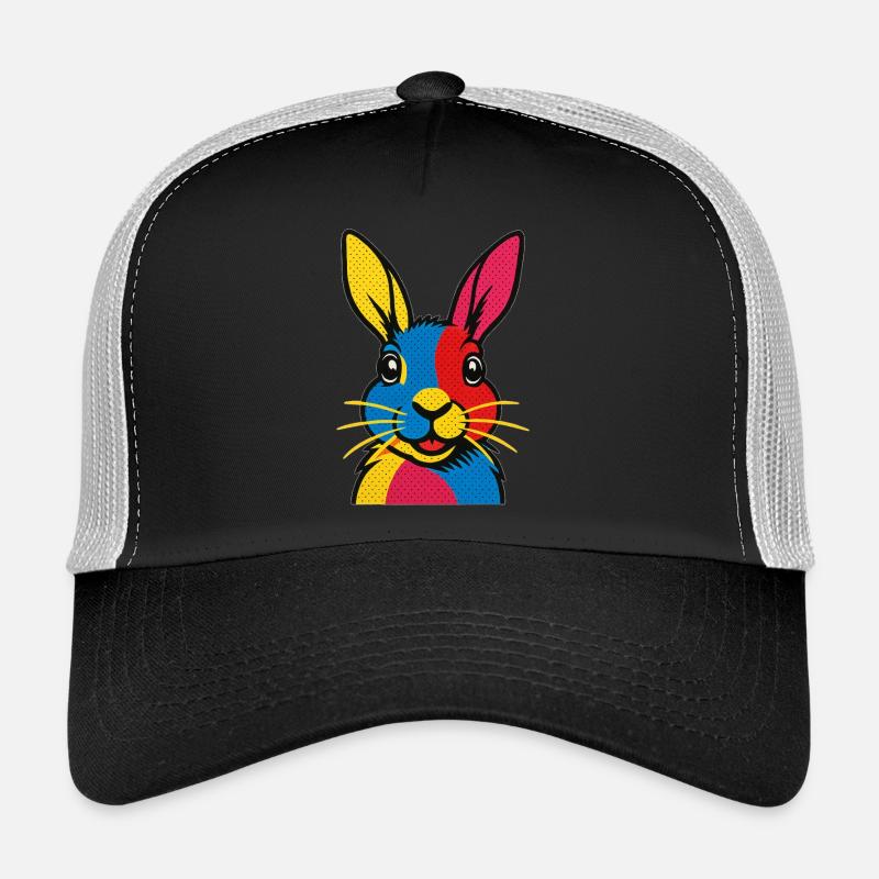 Kaninchen Pop Art Trucker Cap