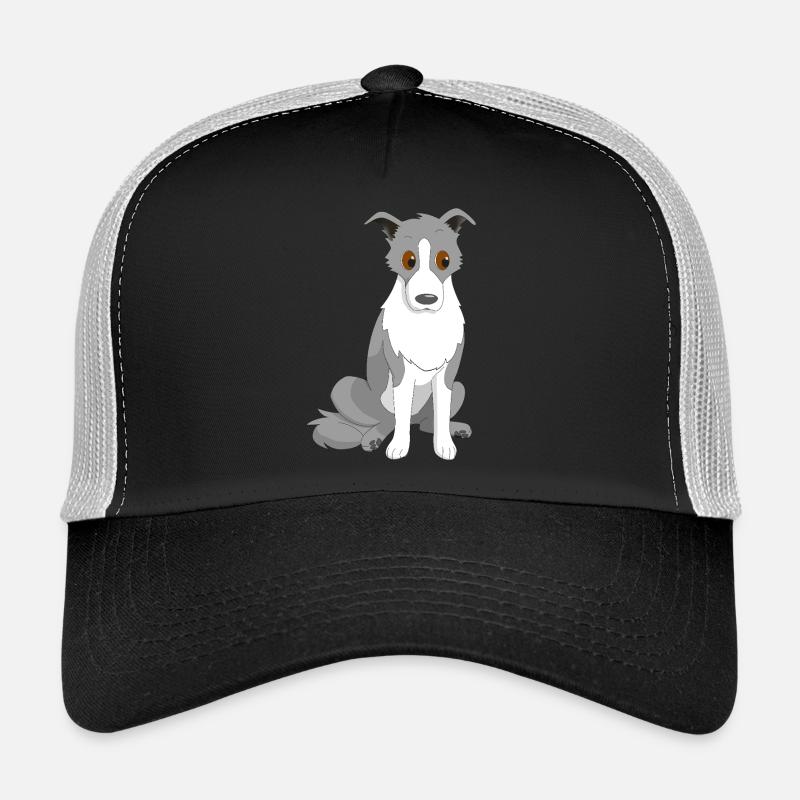 Border Collie Side Eye Trucker Cap