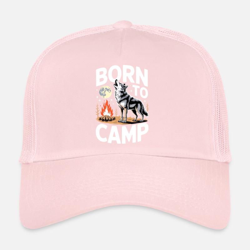 Born to Camp Trucker Cap