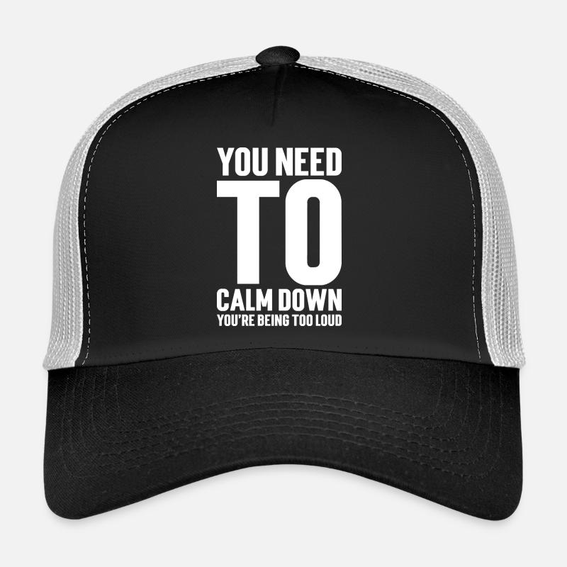 Message Motivante de Sérénité Casquette trucker 