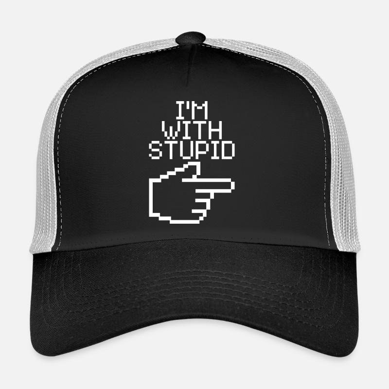 I'm With Stupid – Lustiger IT Spruch Trucker Cap