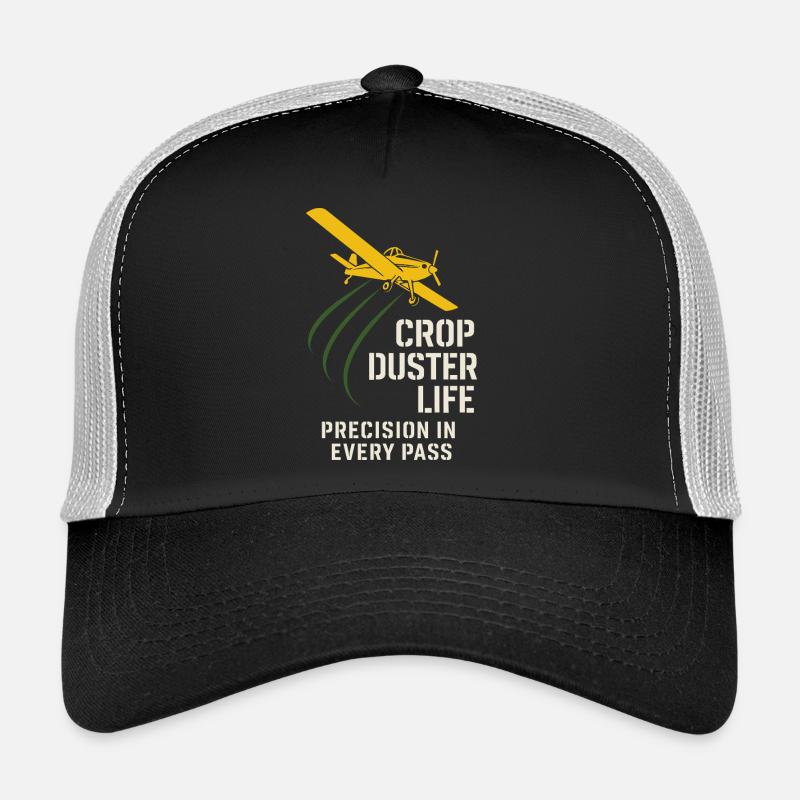 Rural Aviation Agriculture Pilot Gift Trucker Cap