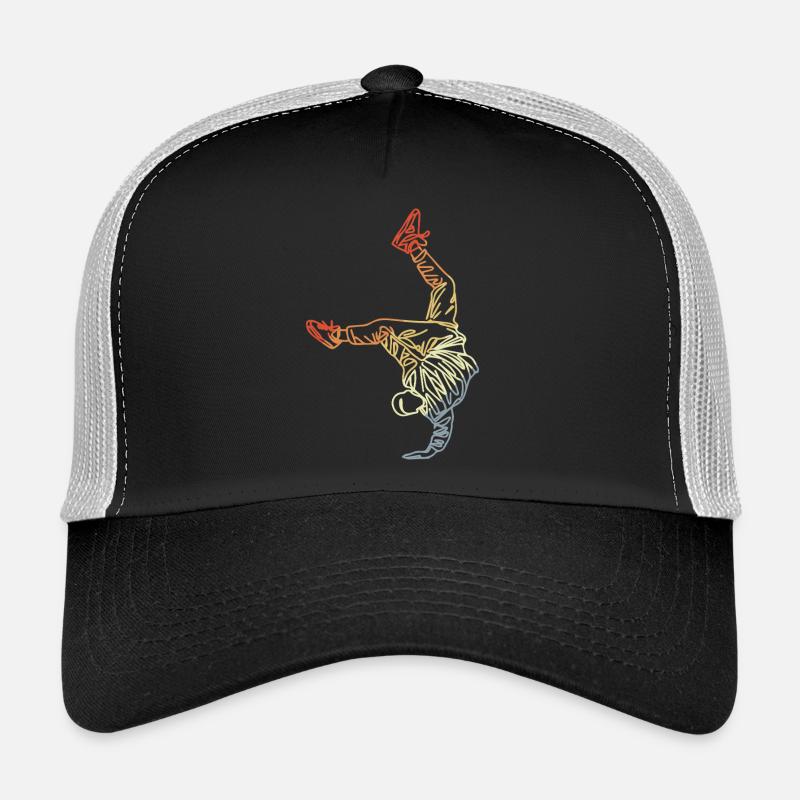 Dessin vintage Breakdancer Casquette trucker 