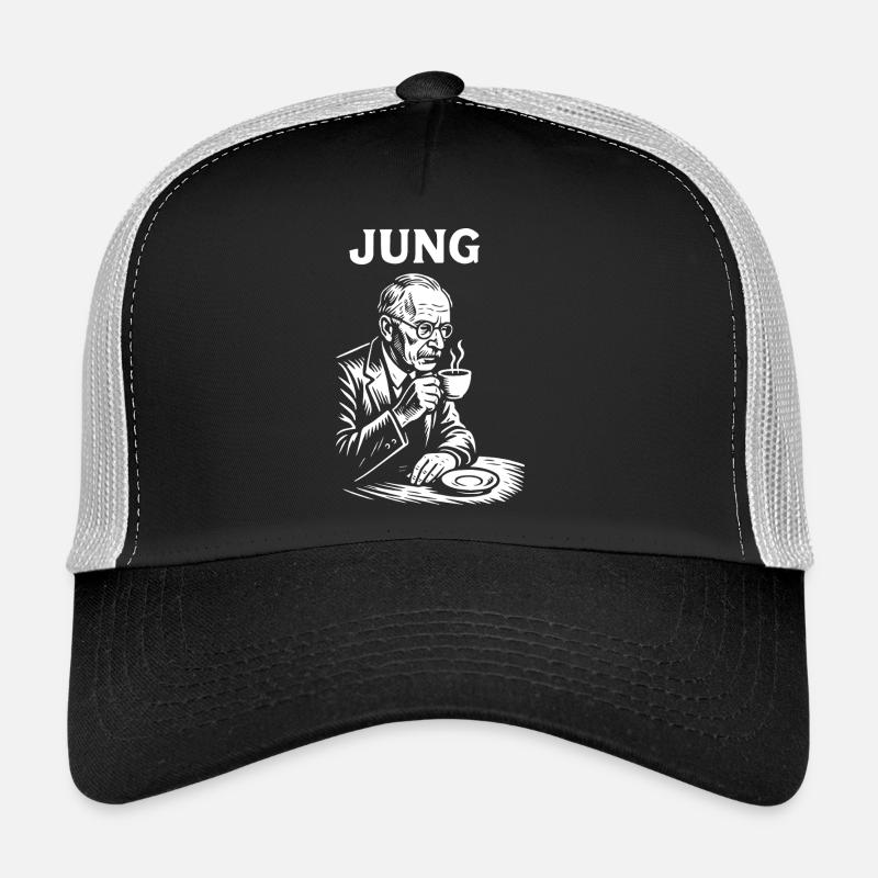 Carl Gustav Jung beim Kaffeetrinken Trucker Cap