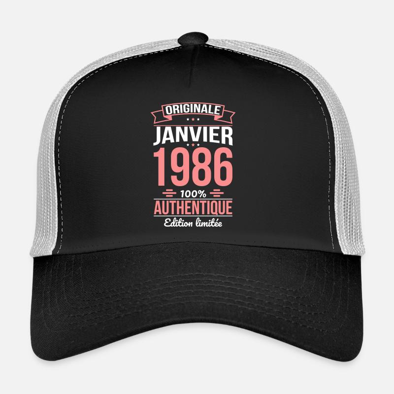 40-jähriges Jubiläum – Original – Januar 1986 Trucker Cap