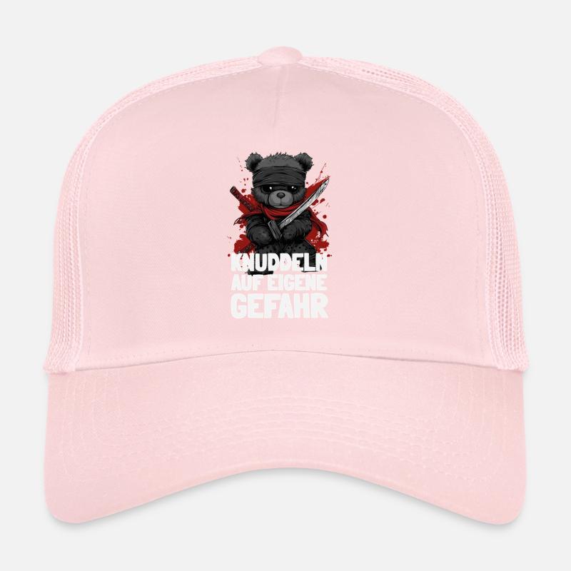 Un Teddy Ninja avec une phrase espiègle Casquette trucker 