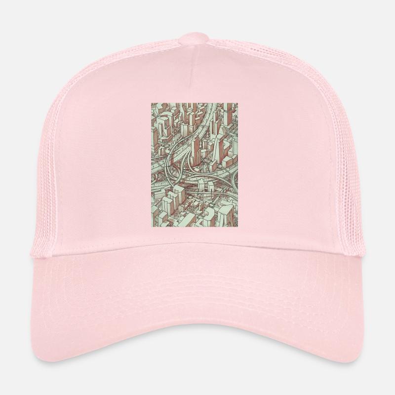 Wireframe Intersection Trucker Cap