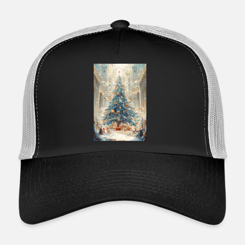 Cathédrale de Noël Aurora Blue Casquette trucker 