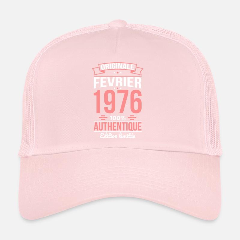 Anniversaire 50 ans - Originale - Février 1976 Casquette trucker 