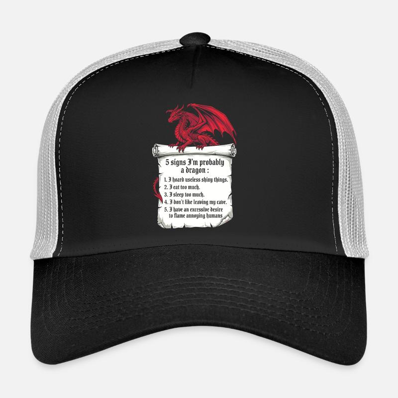 5 Anzeichen, dass ich wahrscheinlich ein Drachenliebhaber bin Trucker Cap