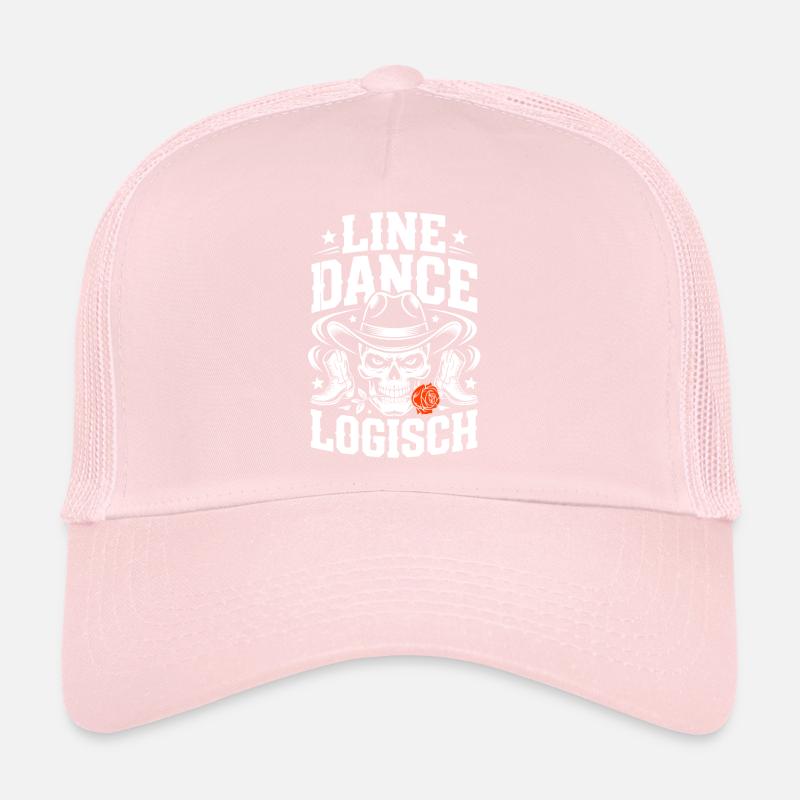 Line Dance Logisch Skull Trucker Cap