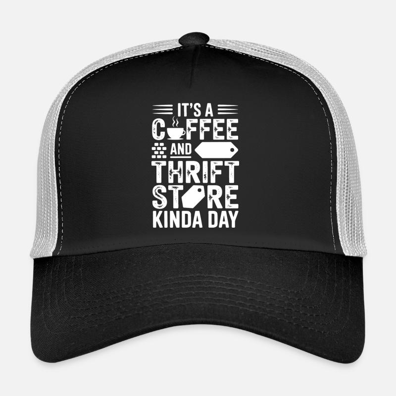 Coffee and Thrift Store Day Trucker Cap
