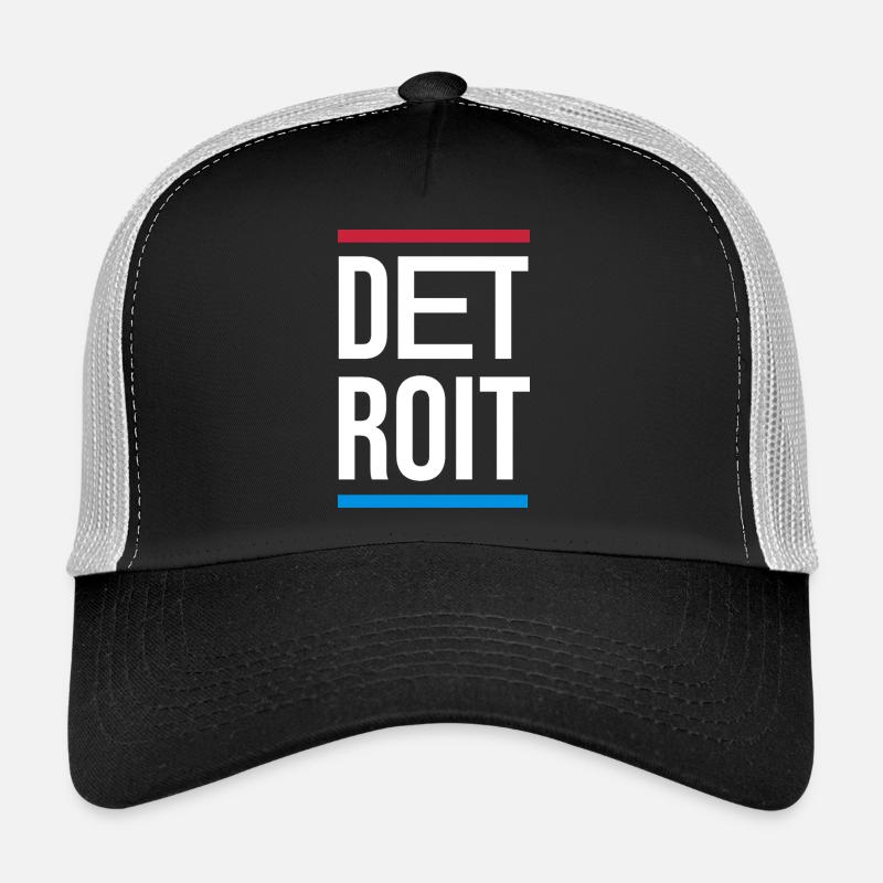 Conception du logo de la ville de Detroit Casquette trucker 