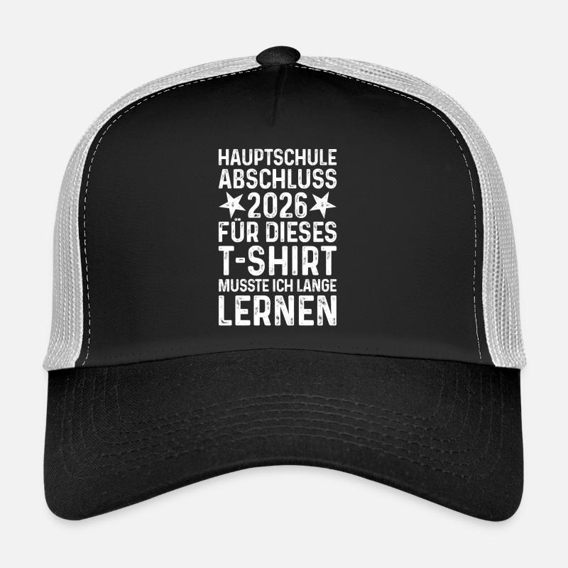 Graduation 2026 Secondary School T-Shirt Long Learning Trucker Cap