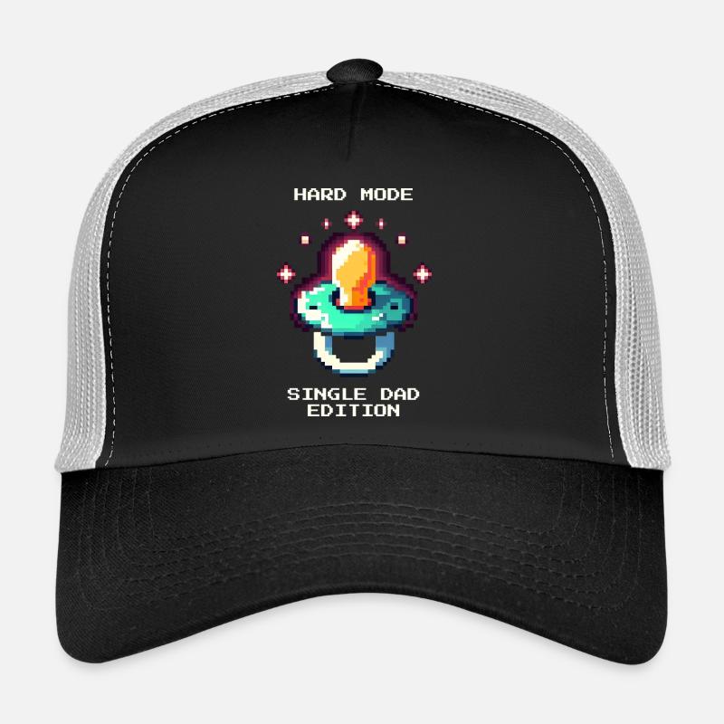 Mode difficile : Papa célibataire | Parent célibataire Casquette trucker 