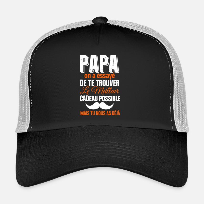 Dad looking for the perfect gift - Trucker Cap - black/stone grey