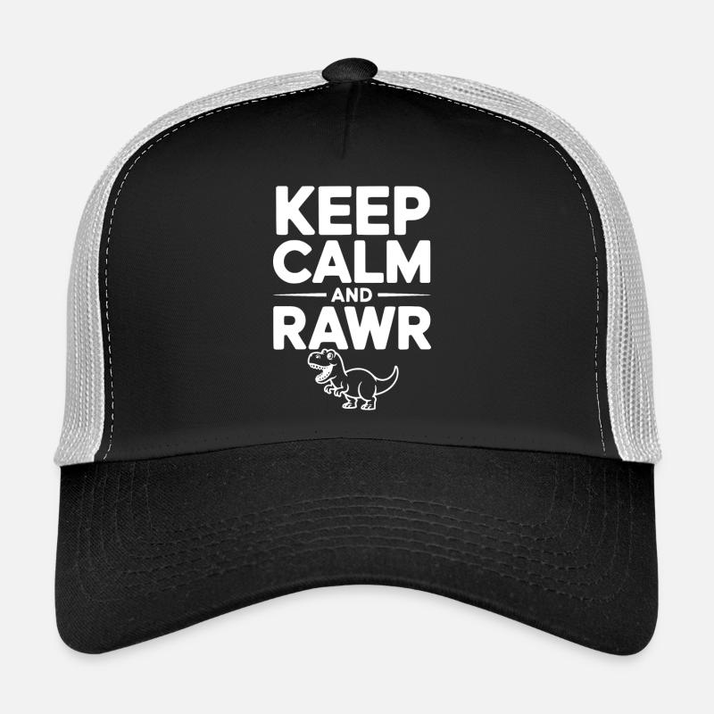 Keep Calm and Rawr Trucker Cap