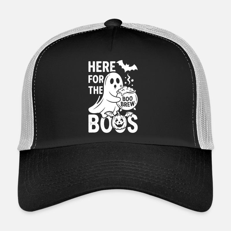 Halloween Ghost avec Boo Brew Casquette trucker 