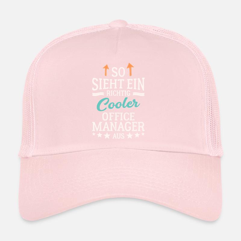Cool Office Manager Team Leadership Office Trucker Cap