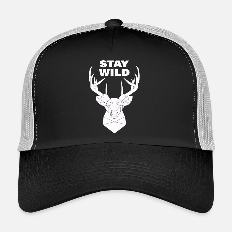 Restez sauvage Casquette trucker 