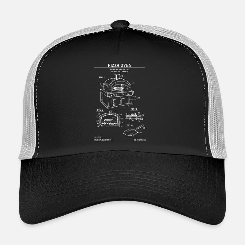 Plan de brevet pour four à pizza Casquette trucker 
