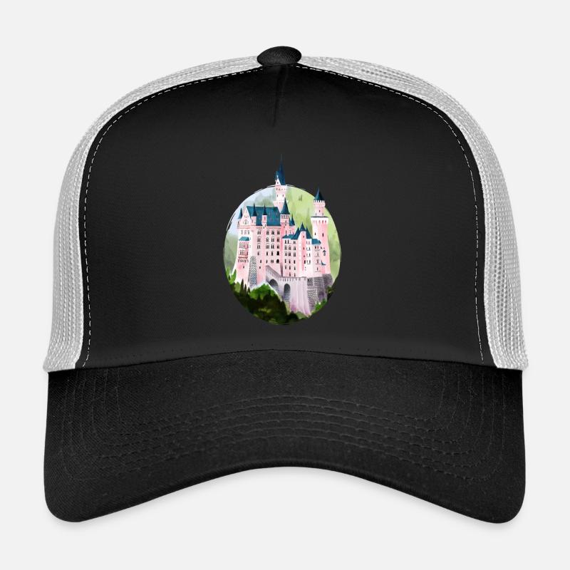 Neuschwanstein Castle, Bavaria, Germany - Trucker Cap - black/stone grey